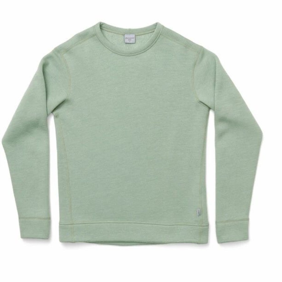 Online * Houdini Alto Crew Wool Sweater Women Green Horizon