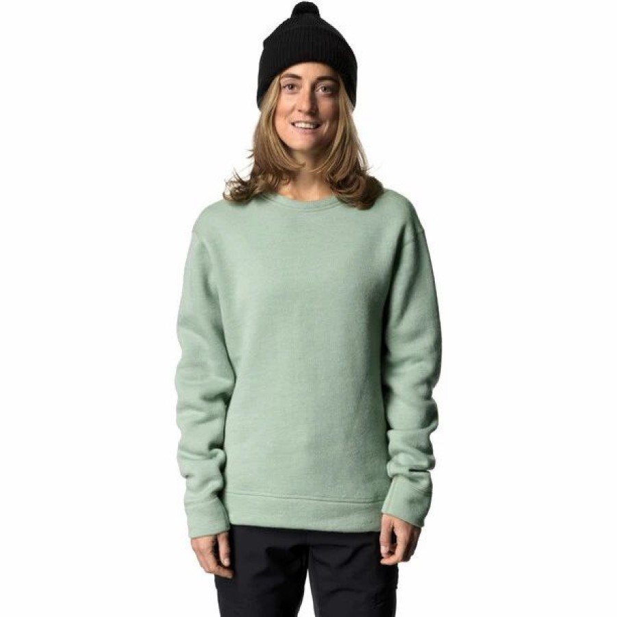 Online * Houdini Alto Crew Wool Sweater Women Green Horizon