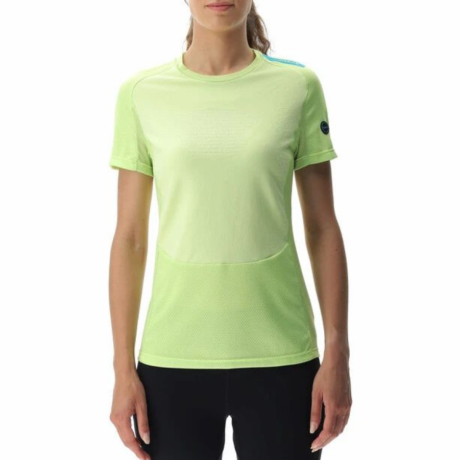 Hot * Uyn Crossover Short Sleeve Shirt Women Sunny Lime