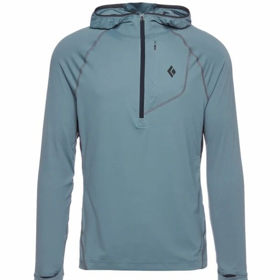 Wholesale * Black Diamond Alpenglow Pro Hoody Men Storm Blue