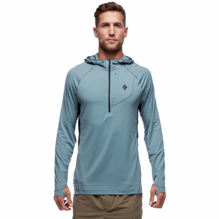 Wholesale * Black Diamond Alpenglow Pro Hoody Men Storm Blue