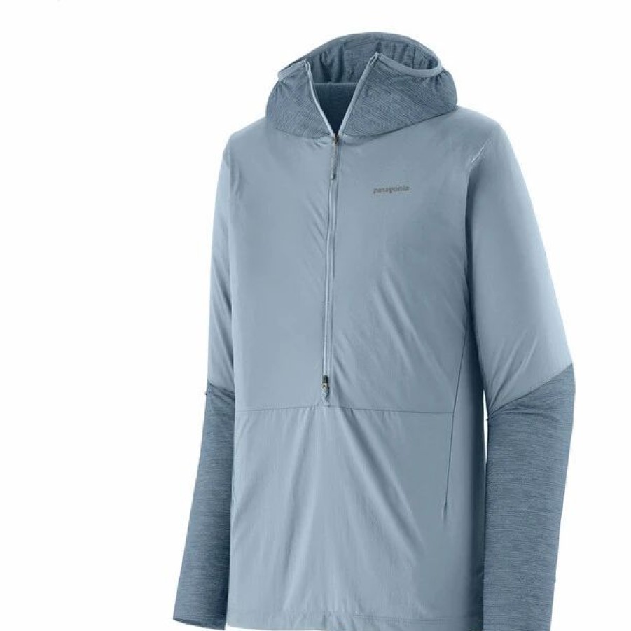 Best * Patagonia Airshed Pro Pullover Men Steam Blue