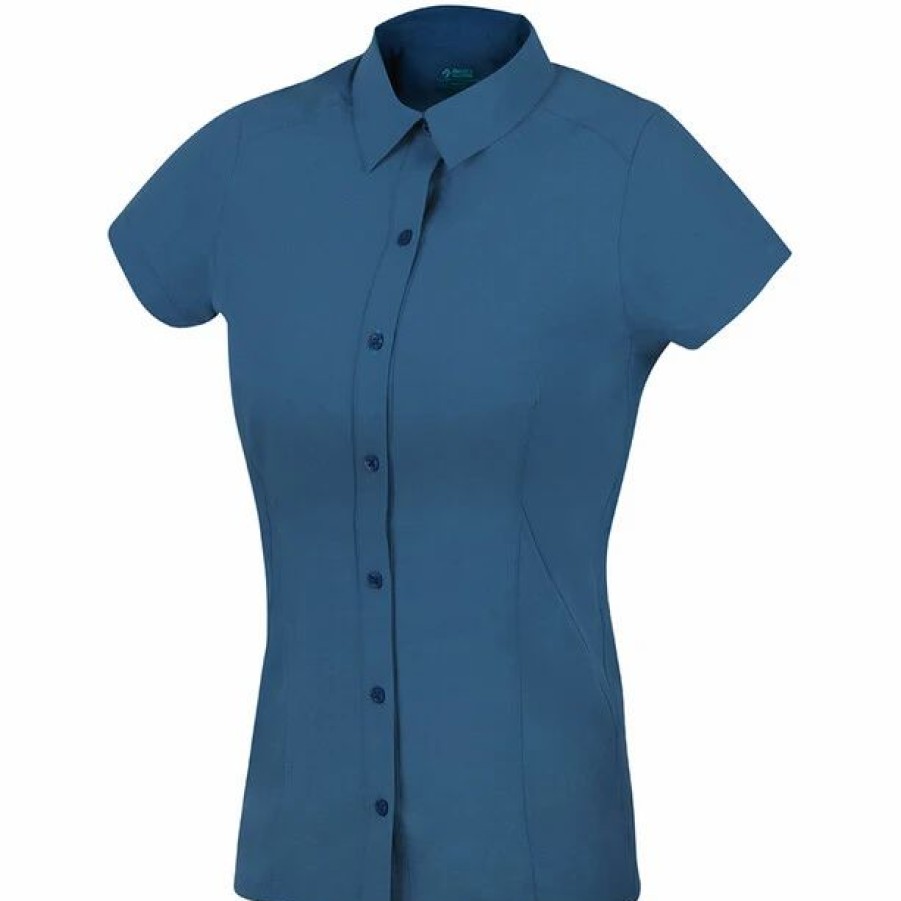 New * Directalpine Furka Shirt Women Petrol