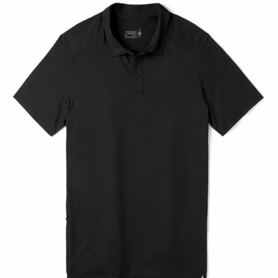 New * Smartwool Merino Sport 150 Polo Shirt Men Black