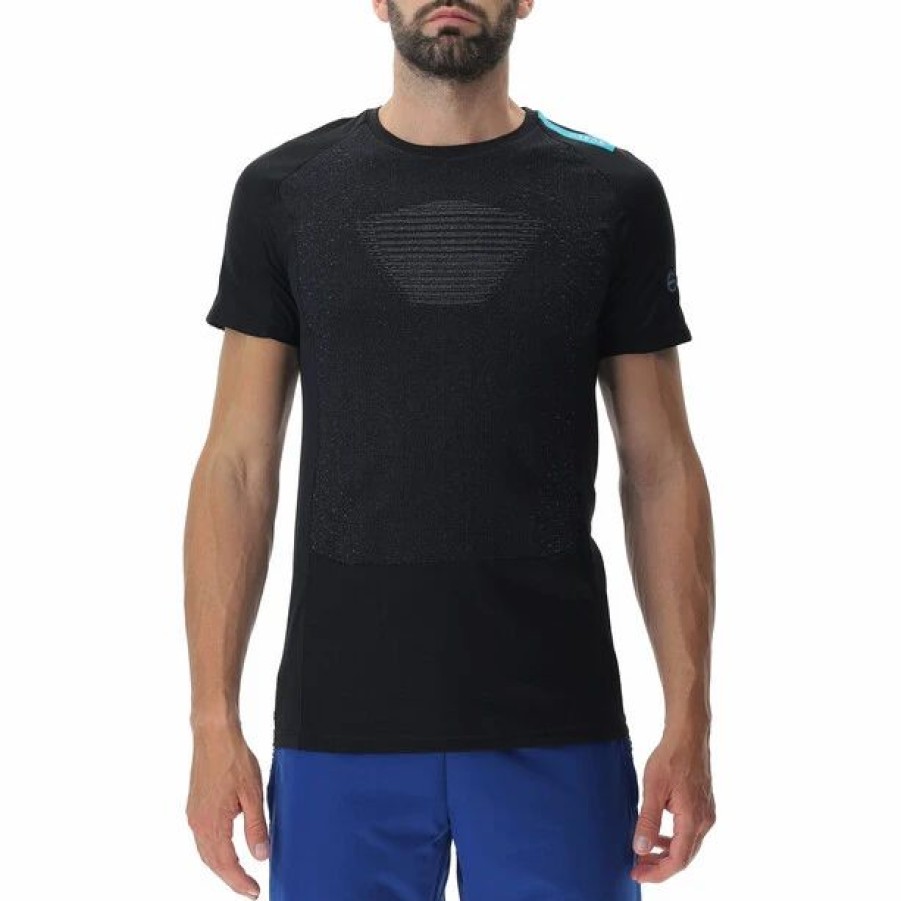 Online * Uyn Crossover Short Sleeve Shirt Men Black