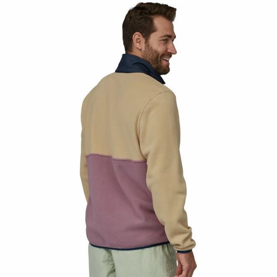 New * Patagonia Microdini Half Zip Pullover Men Evening Mauve