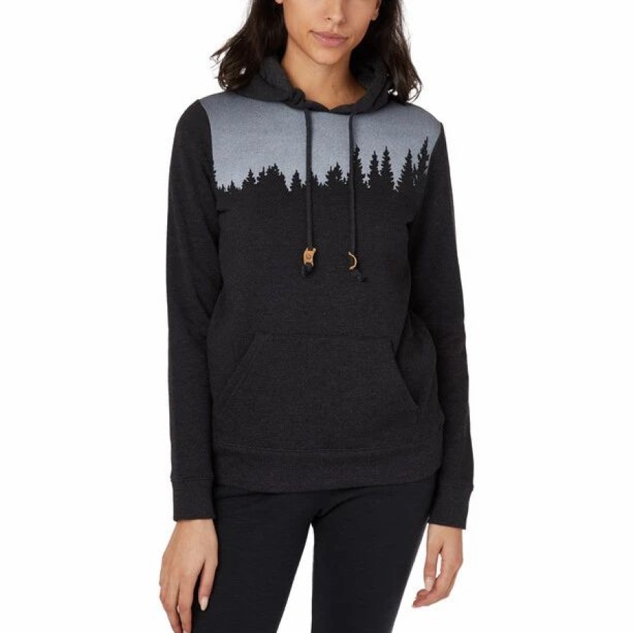 Clearance * Tentree Juniper Hoodie Women Meteorite Black Heather