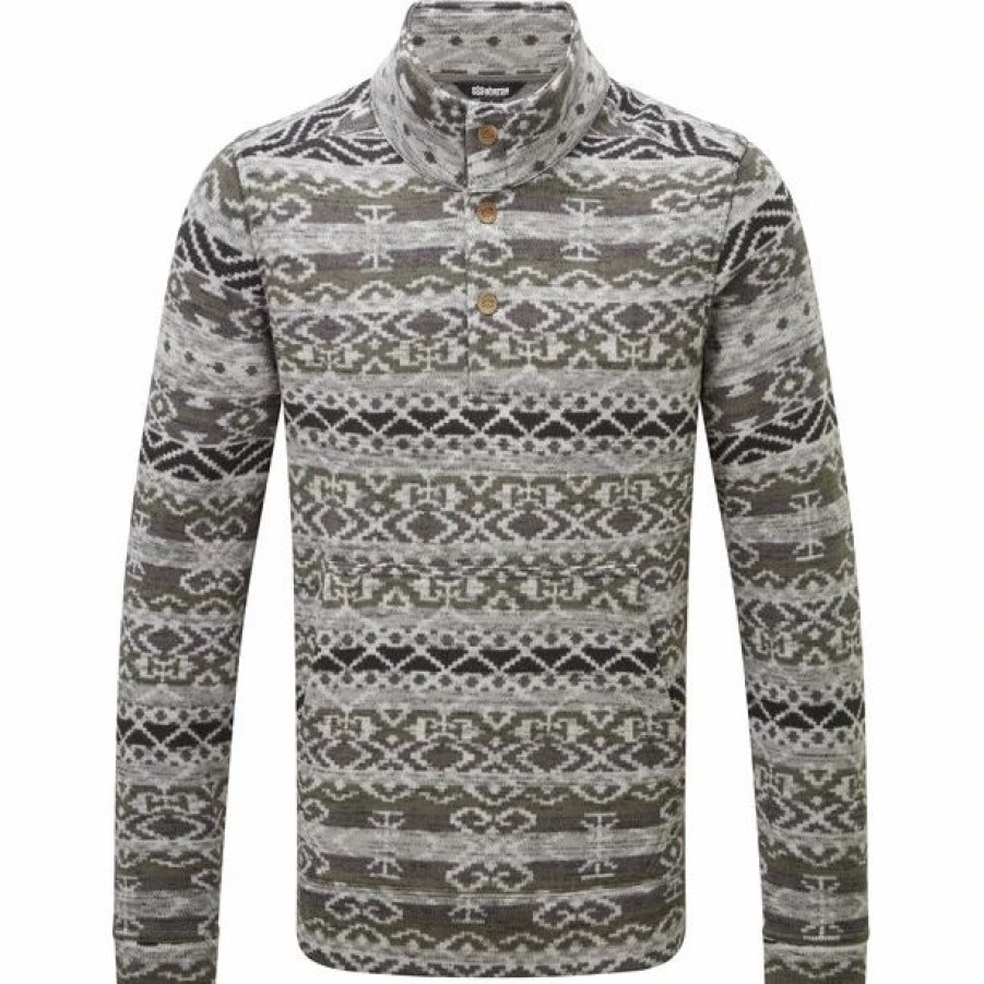 Wholesale * Sherpa Bhutan Pullover Men Monsoon Grey Multi