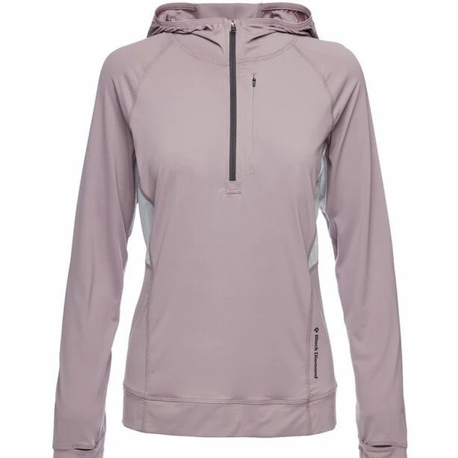 Clearance * Black Diamond Alpenglow Pro Hoody Women Wood Violet