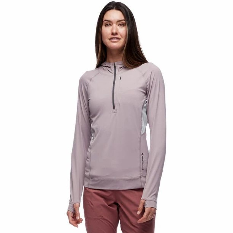 Clearance * Black Diamond Alpenglow Pro Hoody Women Wood Violet