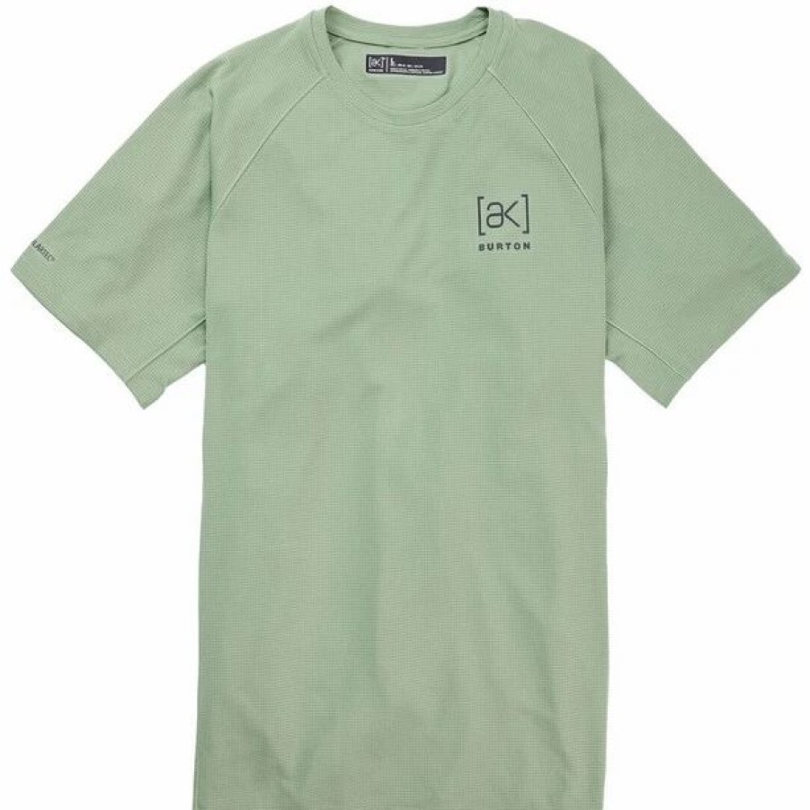 Hot * Burton [Ak] Helium Power Dry Ss Shirt Men Hedge Green