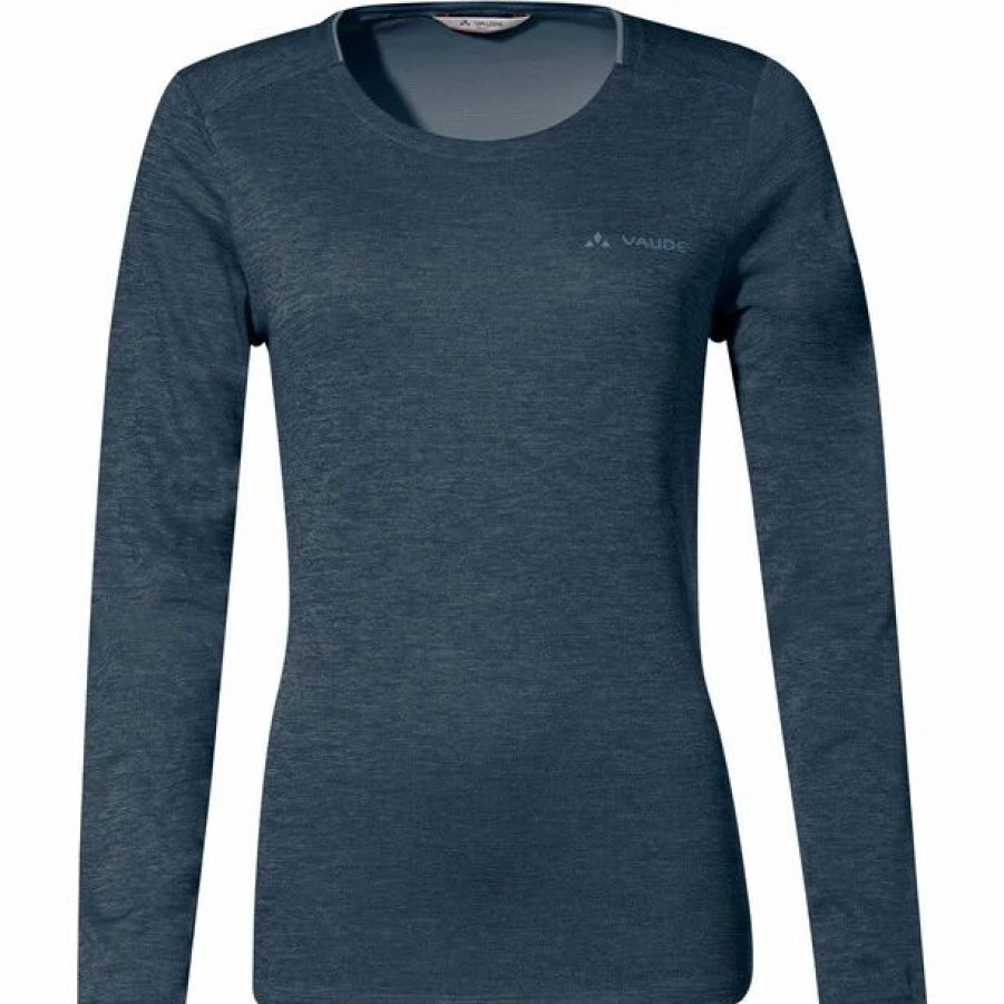 Clearance * Vaude Essential Ls T-Shirt Women Dark Sea