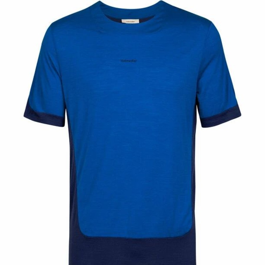 Online * Icebreaker Zoneknit Ss Tee Men Lazurite/Royal Navy/Cb