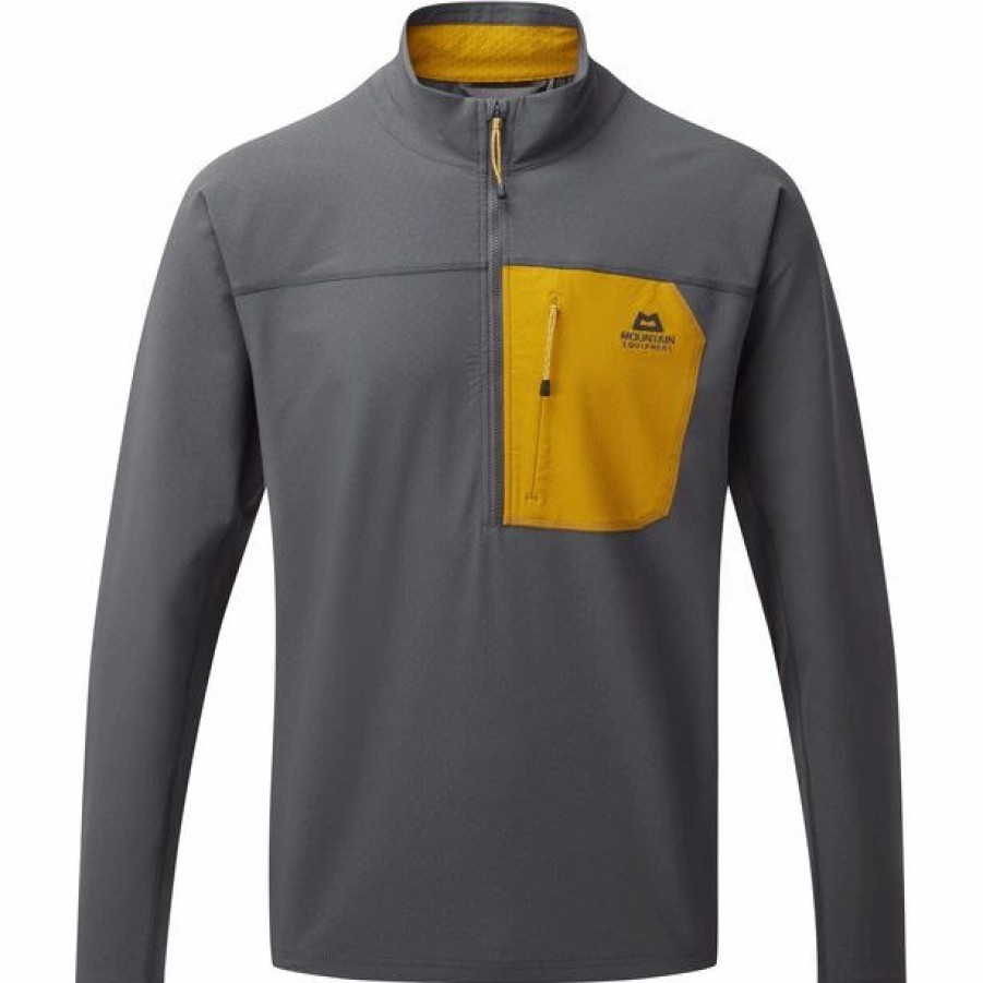 Hot * Mountain Equipment Arrow 1/4 Zip Men Anvil Grey