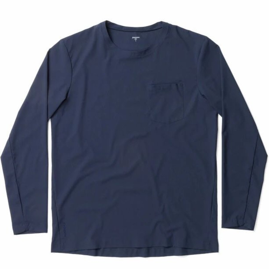 Wholesale * Houdini Cover Ls Crew Shirt Men Blue Illusion