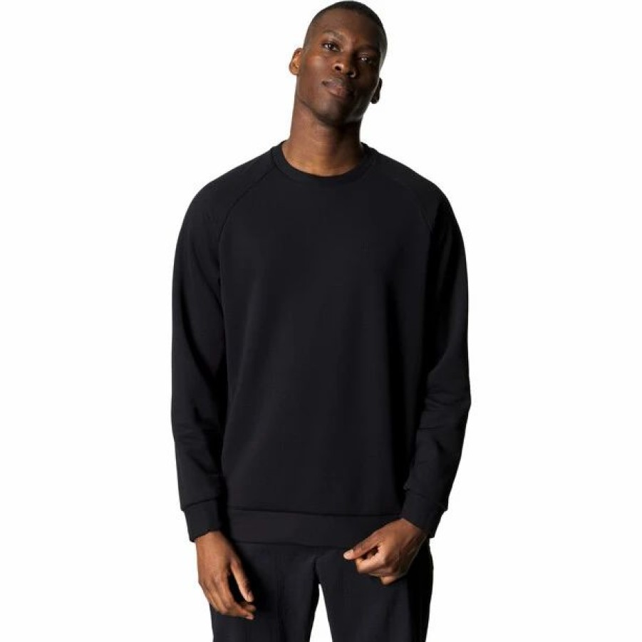 New * Houdini Mono Air Houdi Ls Crew Top Men True Black