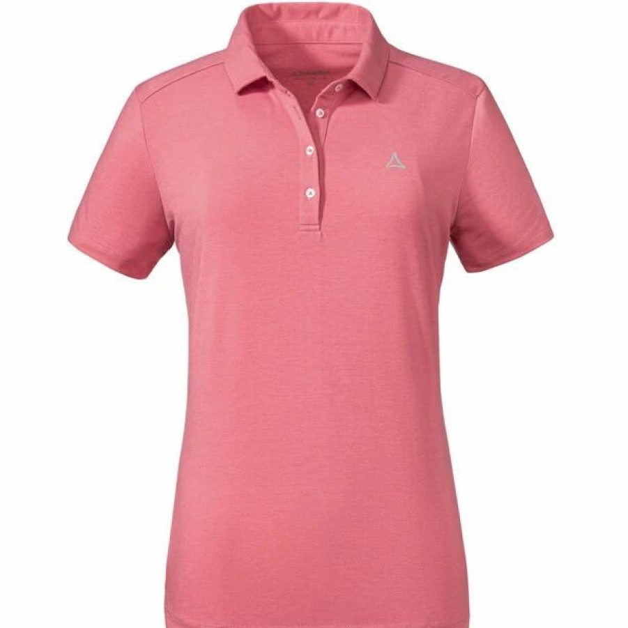 New * Schoffel Schoffel Vilan Polo Shirt Women Clasping Rose