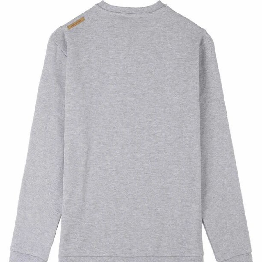 Best * Picture Sicla Crew Top Men Grey Melange