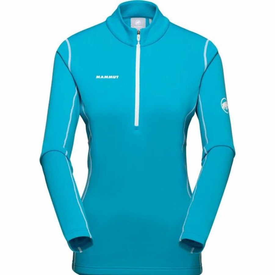 New * Mammut Aenergy Ml Half Zip Pullover Women Sky