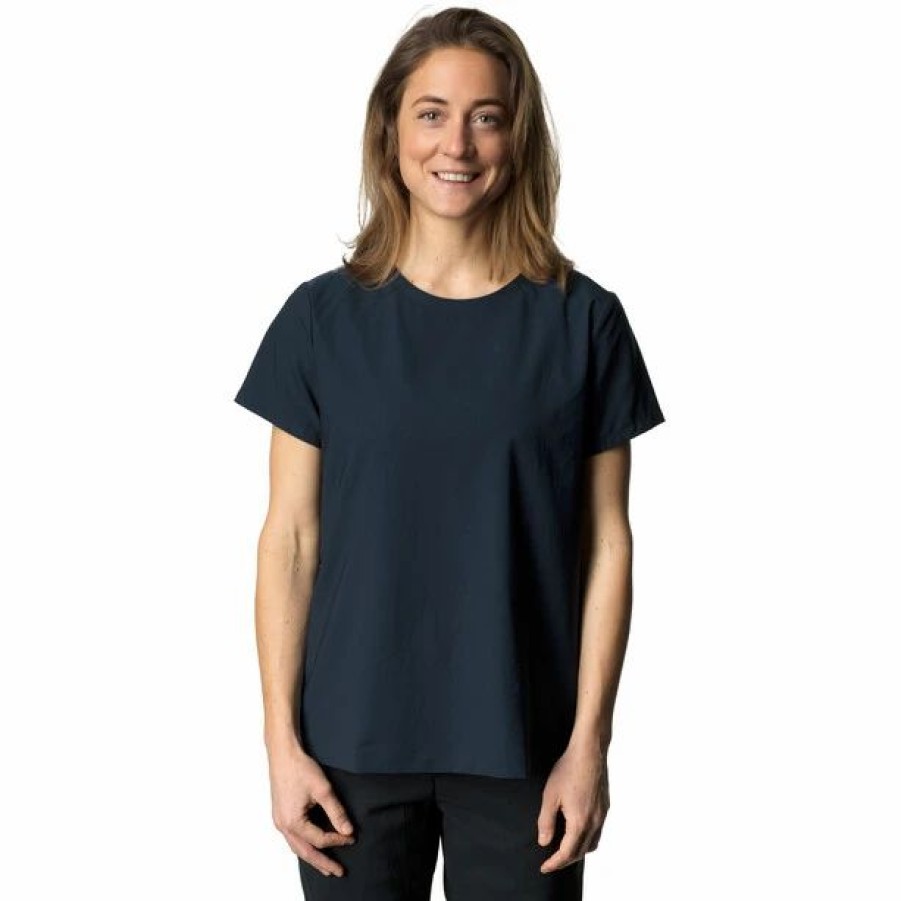 Clearance * Houdini Cover Tee Women Blue Illusion