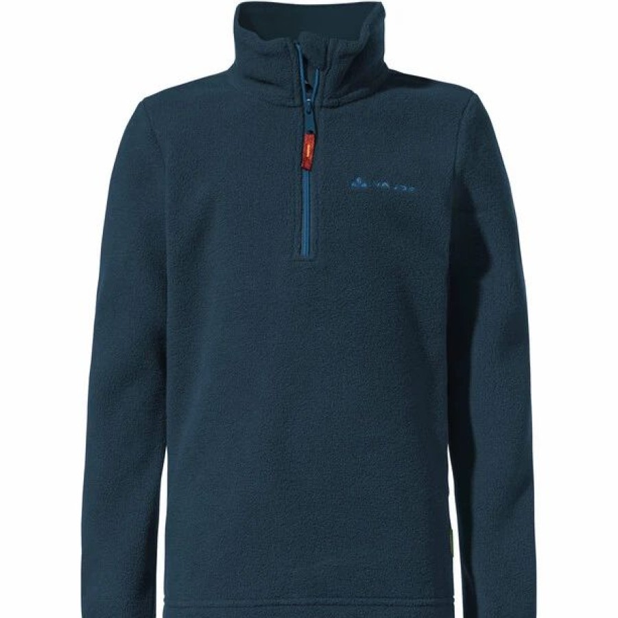 New * Vaude Pulex Halfzip Pullover Kids Dark Sea