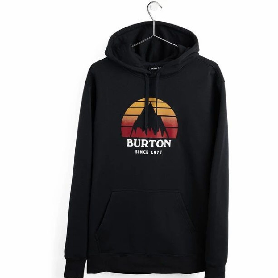 Clearance * Burton Underhill Pullover Hoodie Men True Black