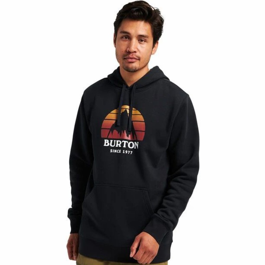 Clearance * Burton Underhill Pullover Hoodie Men True Black