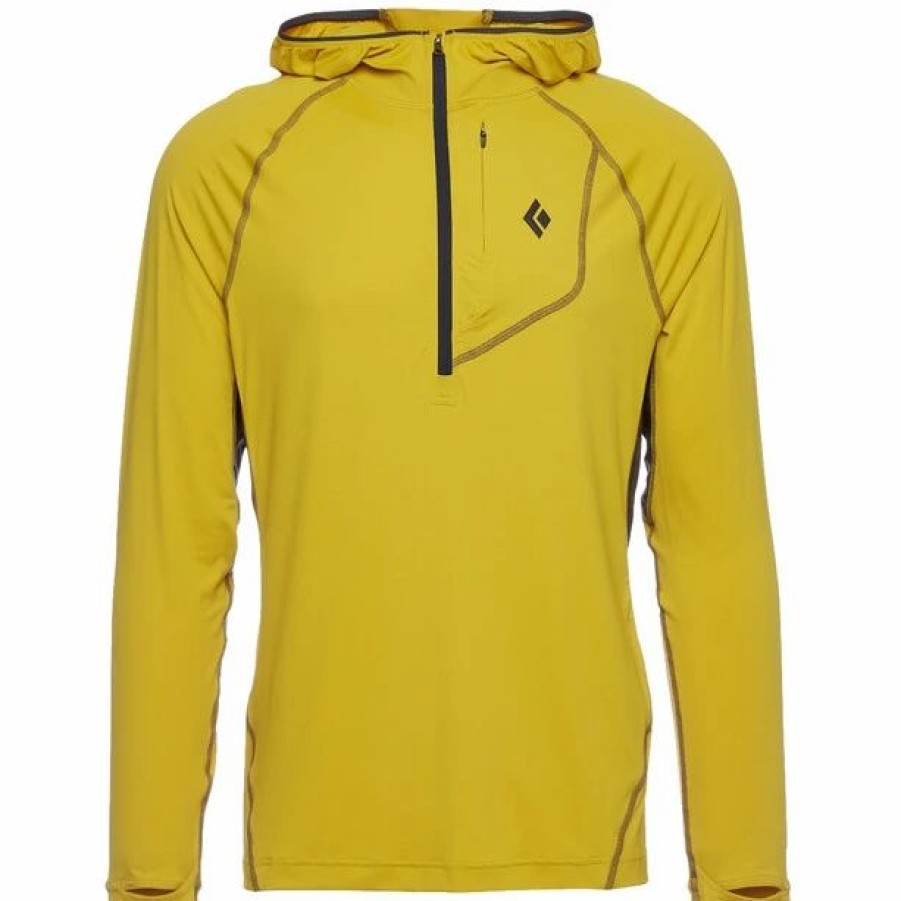 New * Black Diamond Alpenglow Pro Hoody Men Sulphur