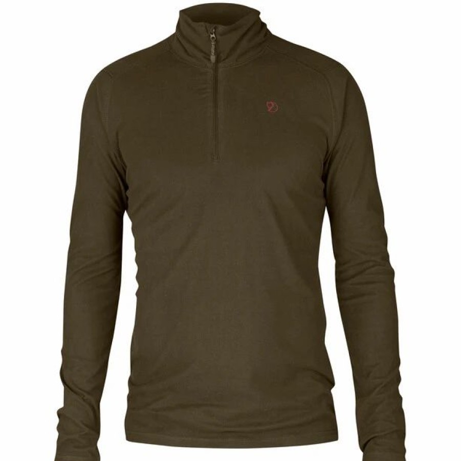 Wholesale * Fjallraven Fjallraven Pine Half Zip Men Dark Olive