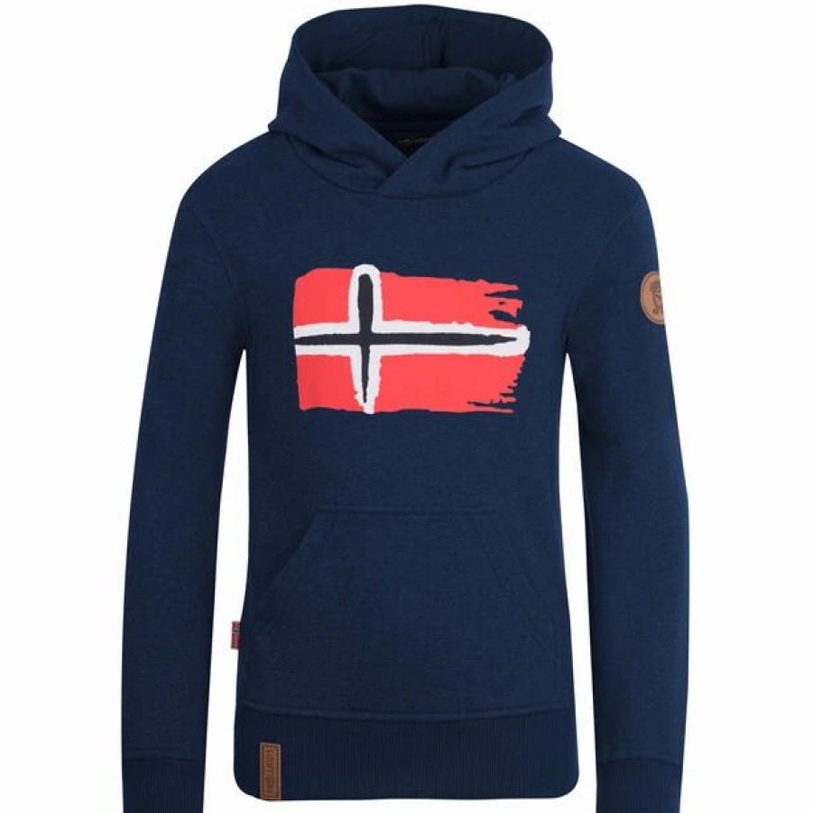 Online * Trollkids Trondheim Sweater Kids Navy