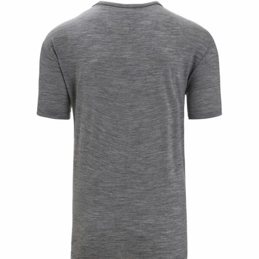 Hot * Icebreaker Granary Ss Pocket Tee Men Gritstone Heather