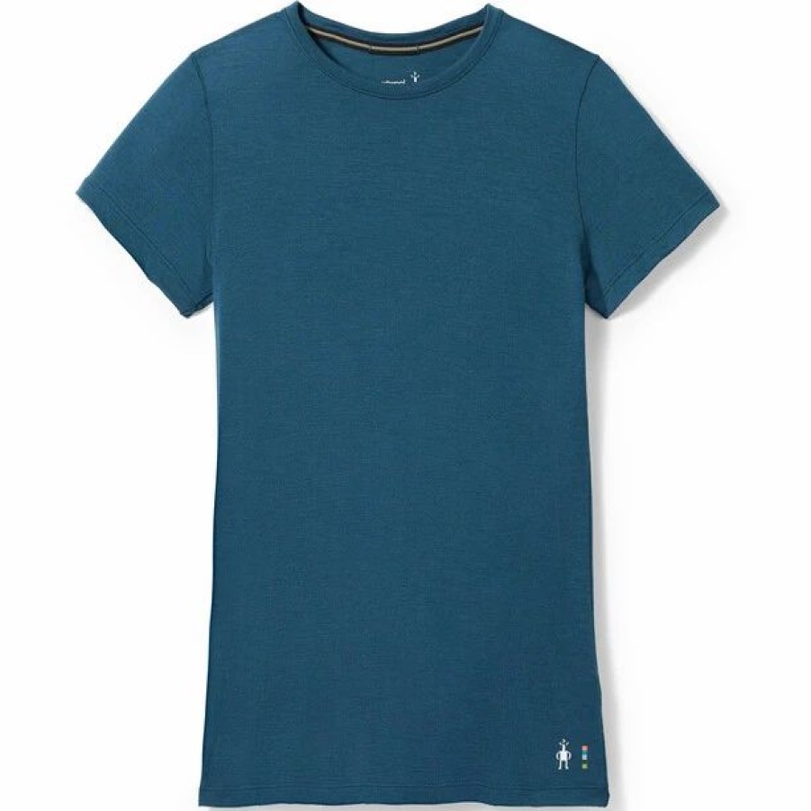 Online * Smartwool Merino Ss Tee Women Twilight Blue