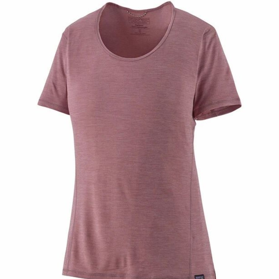 Best * Patagonia Capilene Cool Lightweight Shirt Women Evening Mauve/Light Evening Mauve X-Dye