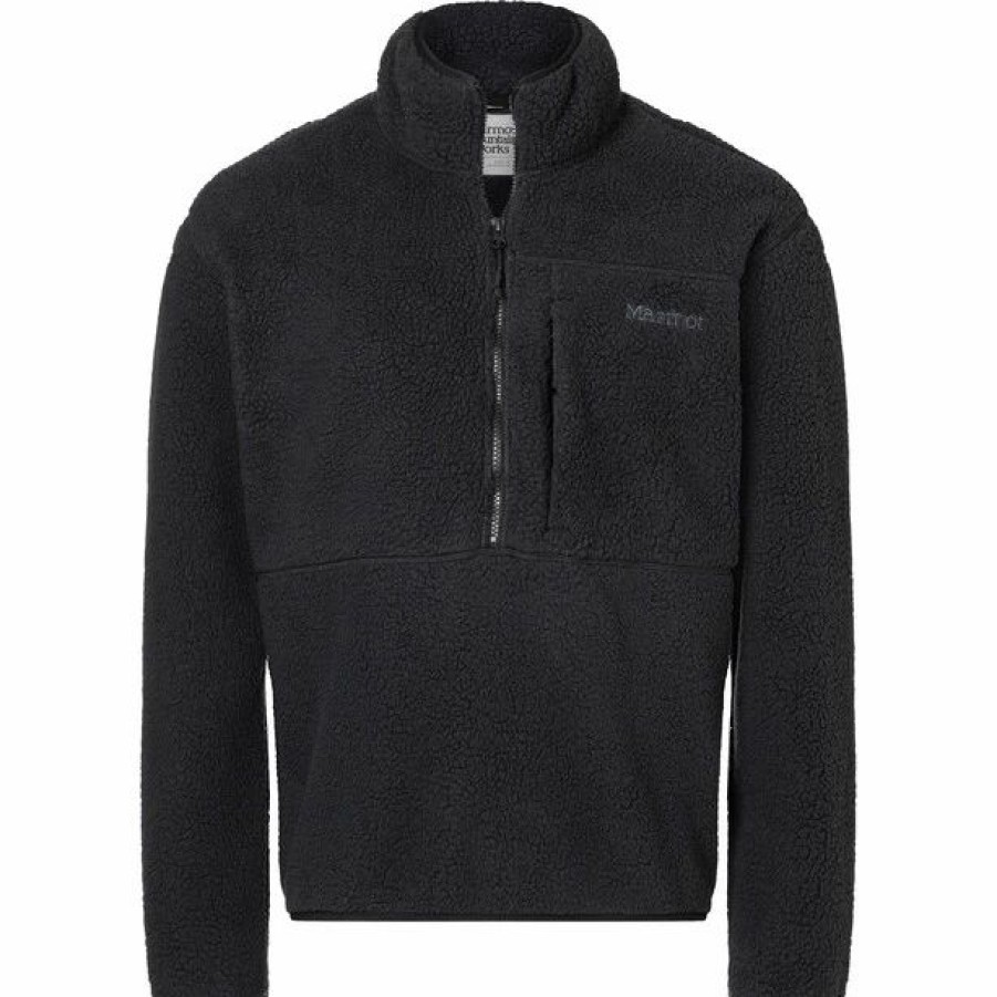 Online * Marmot Aros Fleece 1/2 Zip Men Black