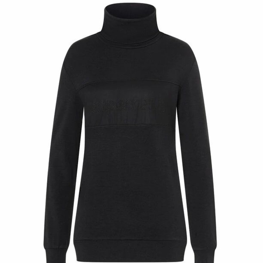 Best * Super.Natural Alpine I.D. Turtle Neck Women Jet Black