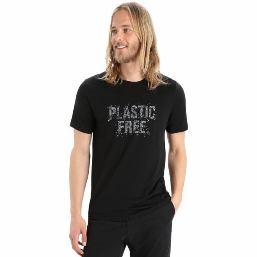 Wholesale * Icebreaker Tech Lite Ii Plastic Free Ss Tee Men Black