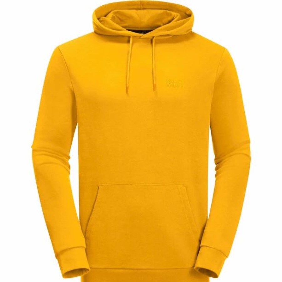 Hot * Jack Wolfskin Essential Hoody Men Burly Yellow Xt