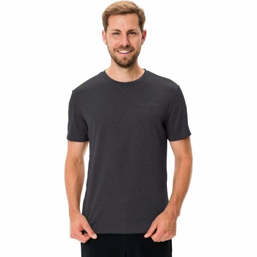 New * Vaude Essential Ss T-Shirt Men Black