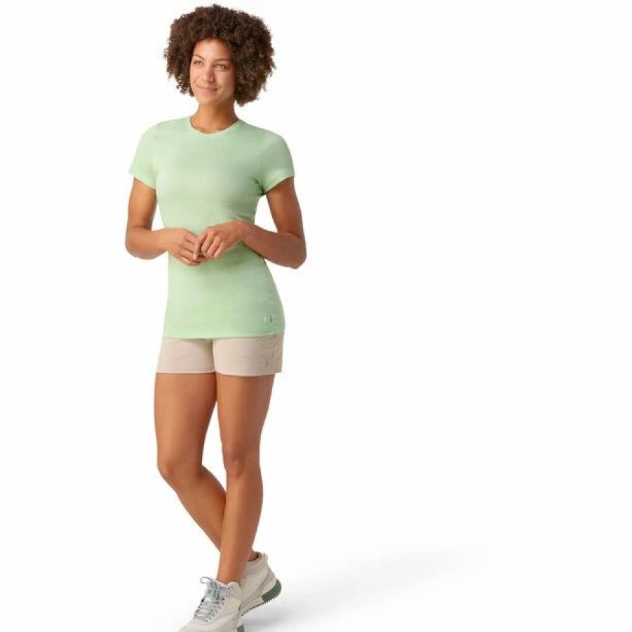 Online * Smartwool Merino Ss Tee Women Pistachio