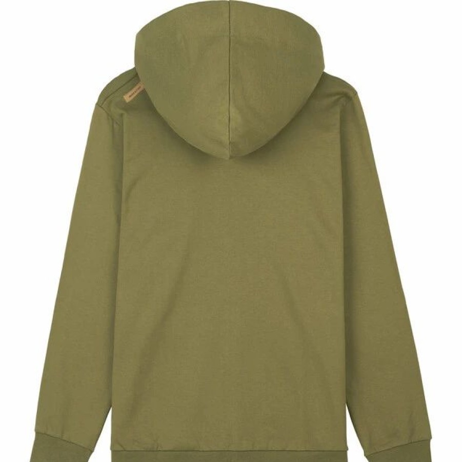 Clearance * Picture Basement Zip Hoodie Men Army Green