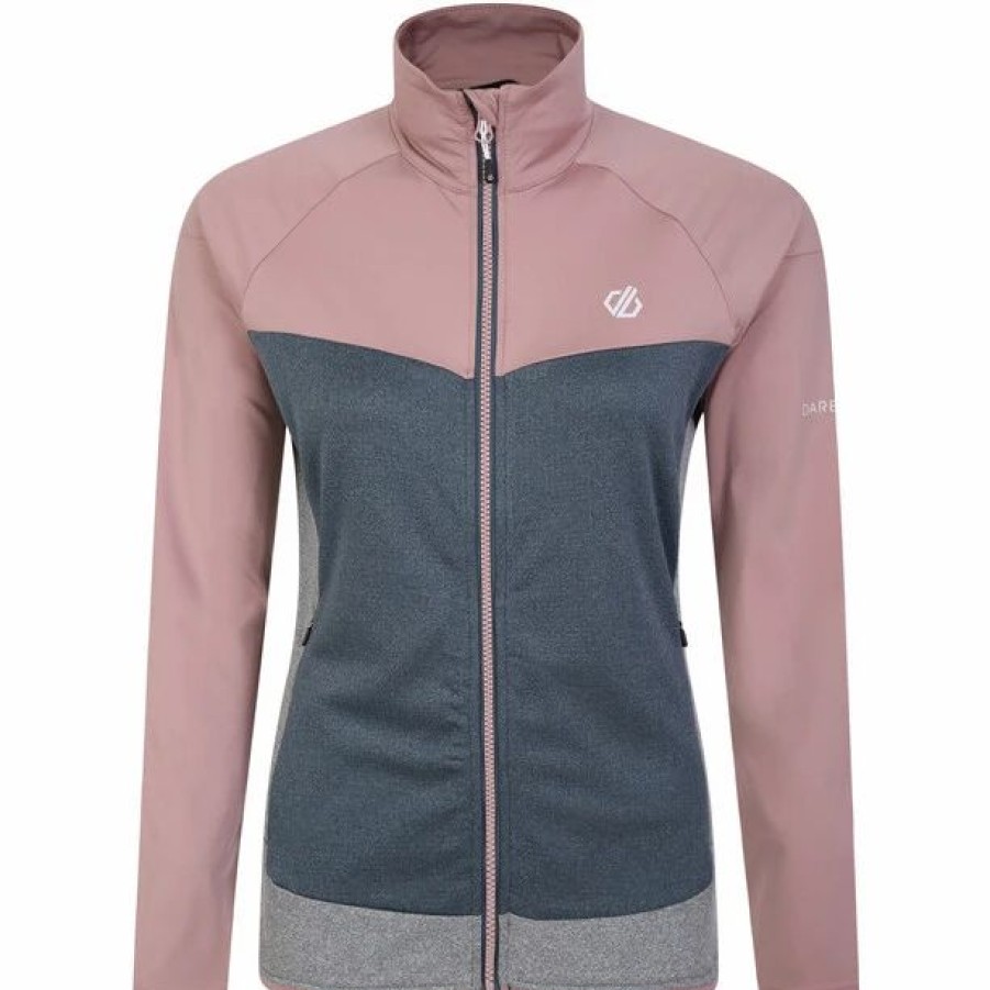 Wholesale * Dare 2B Elation Ii Core Stretch Jacket Women Orion Grey/Dusky Rose