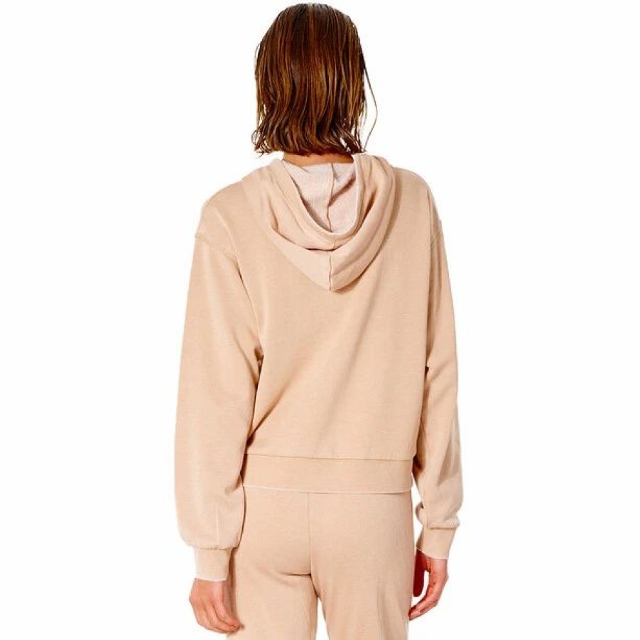 New * Rip Curl Wave Shapers Hoody Women Tan