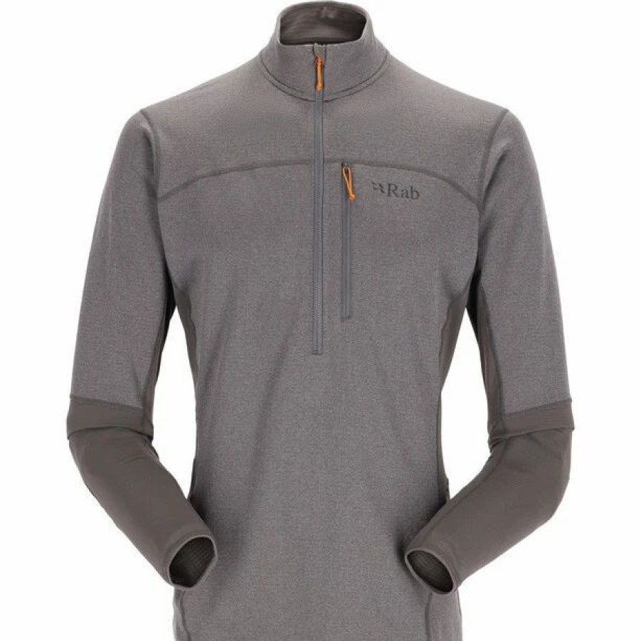 Clearance * Rab Ascendor Pull-On Midlayer Men Graphene