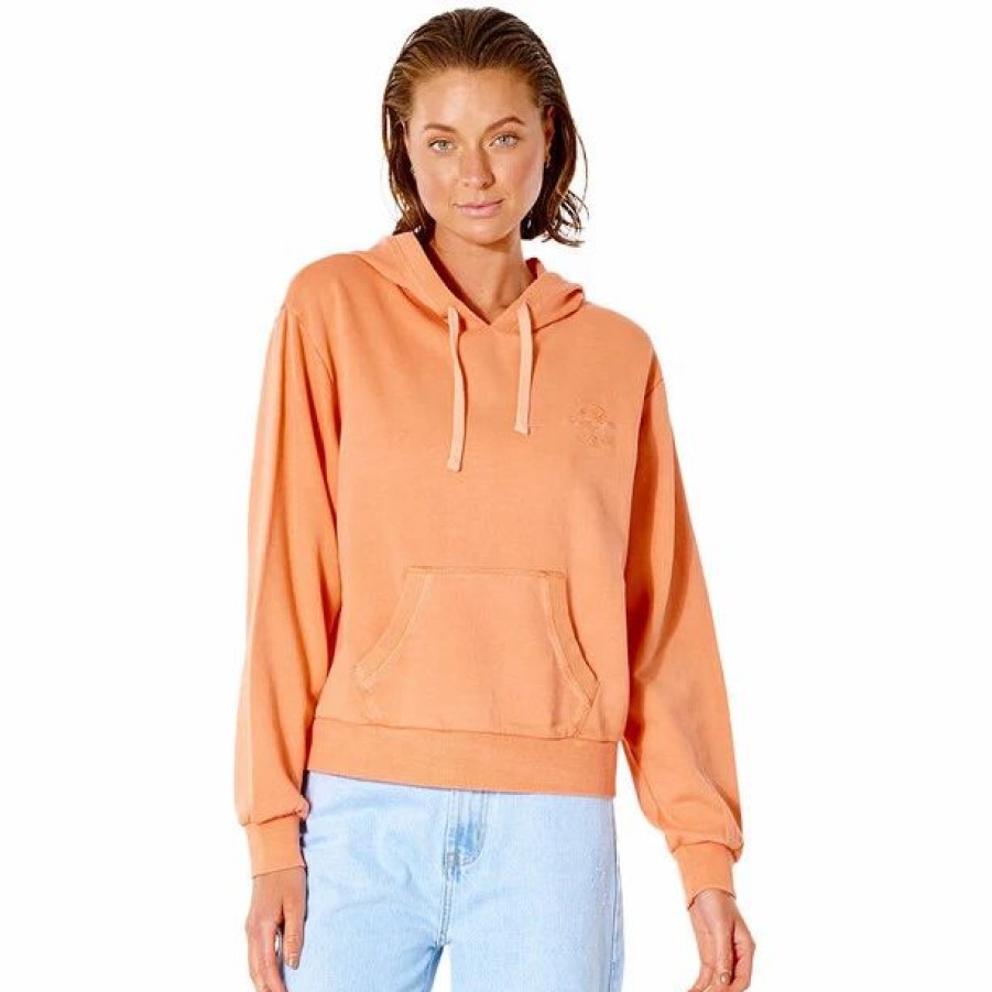 Clearance * Rip Curl Icons Of Surf Hoody Women Coral