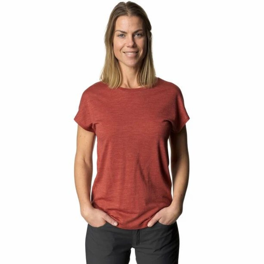 Wholesale * Houdini Activist Tee Women Deep Red