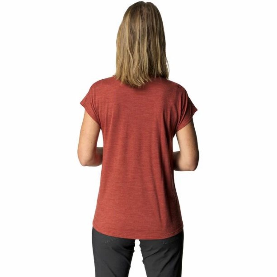 Wholesale * Houdini Activist Tee Women Deep Red