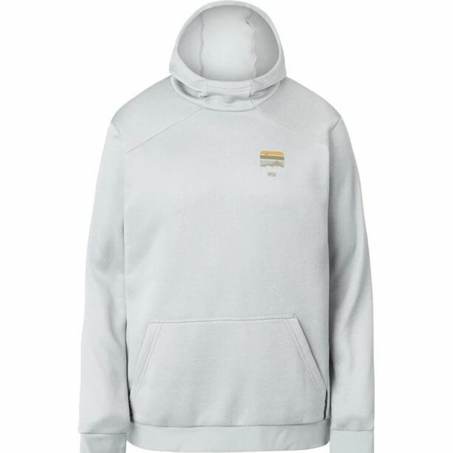 Clearance * Picture Flack Tech Hoodie Men Heather Grey