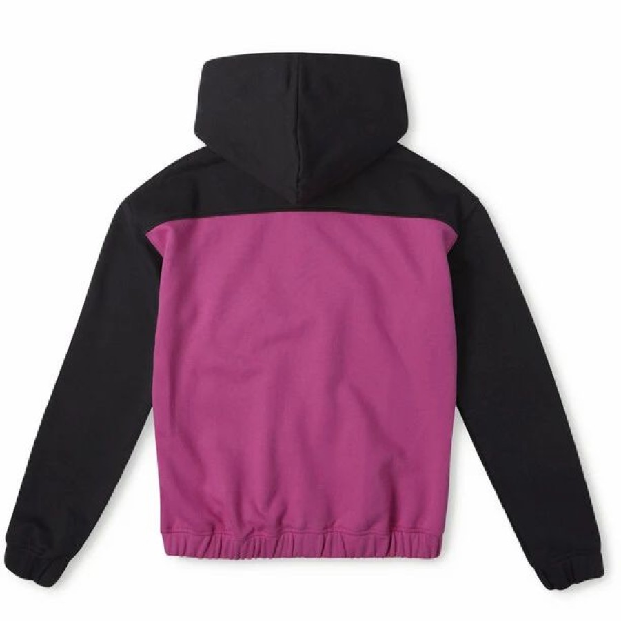 Online * O'Neill Progressive Half Zip Hoodie Girls Fuchsia Red