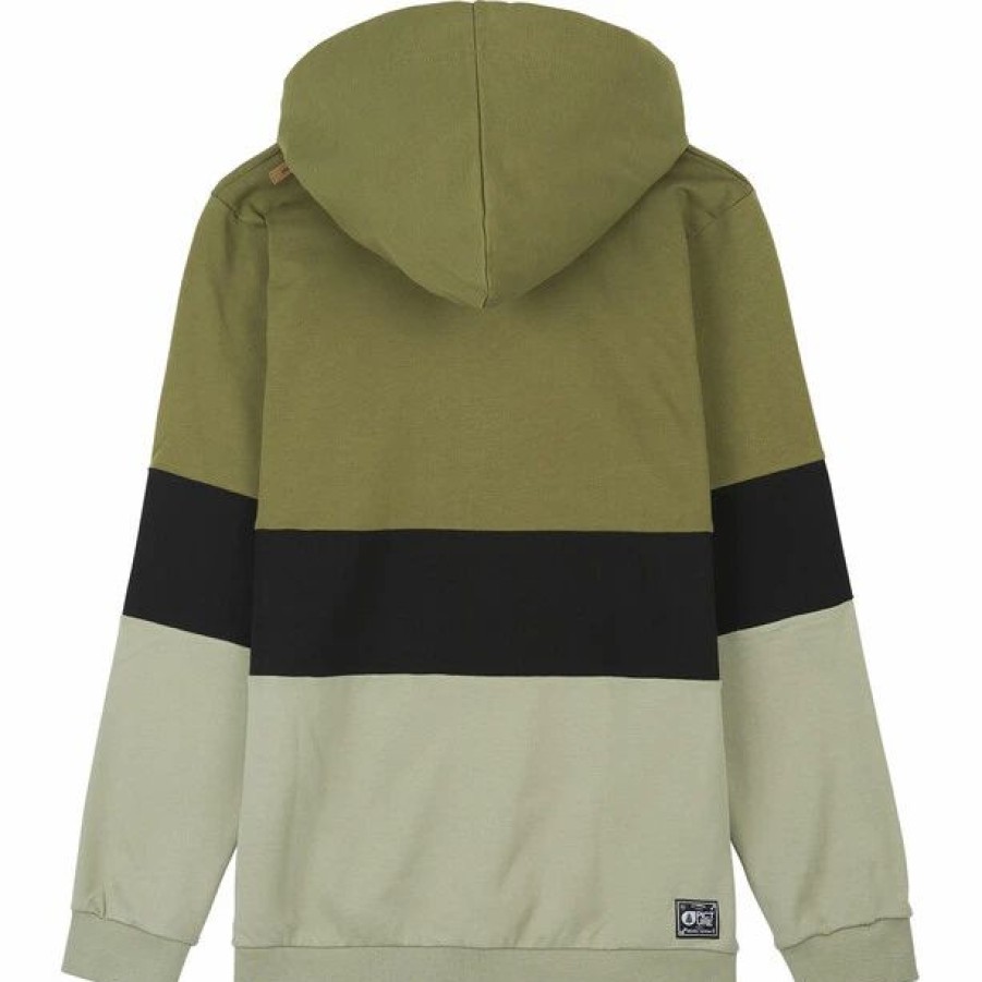 New * Picture Klob Zip Hoodie Men Army Green