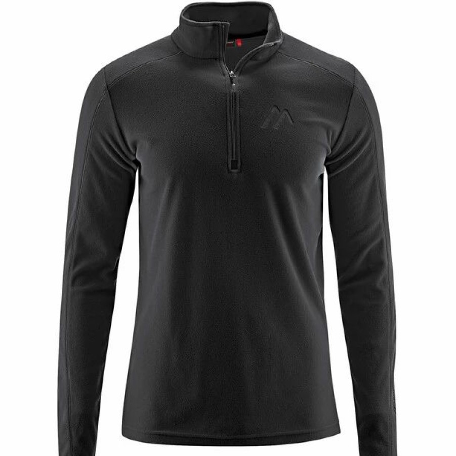 Best * Maier Sports Dennis Fleece Midlayer Men Black